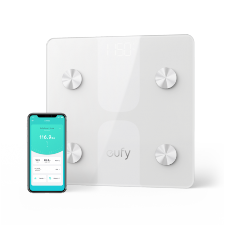 Eufy SMART SCALE C1 Cântar inteligent cu aplicații iOS și Android